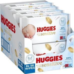 Huggies Pure Extra Care Sensitive Baby-Feuchttücher