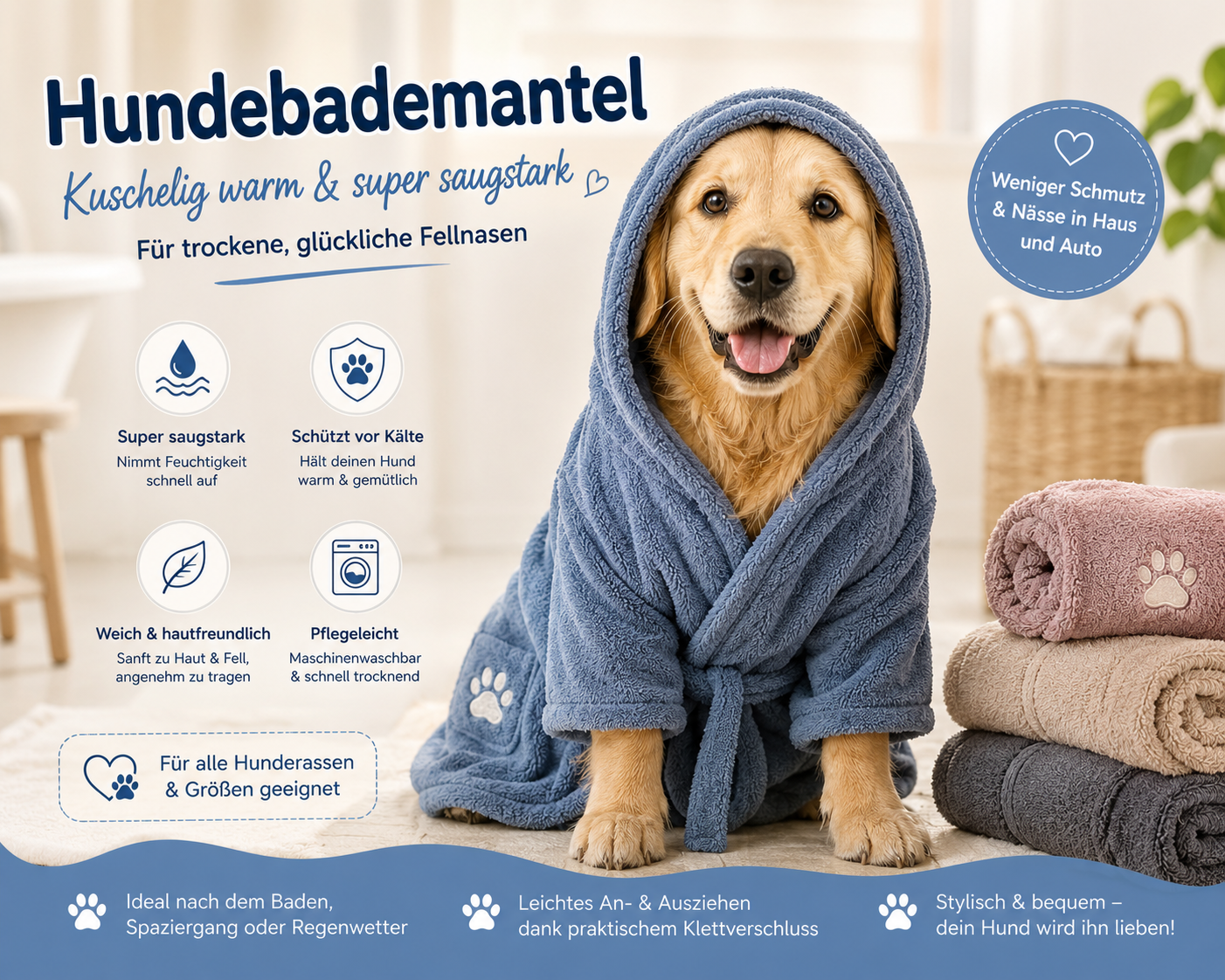 Hundebademantel kaufen